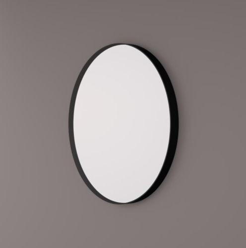 Hipp Design SPV 8200 BLI ronde spiegel met gepoedercoat industrieel metalen frame