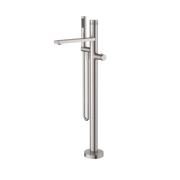 Robinet thermostatique de baignoire indépendant Sphere Wiesbaden 83,3 Cm complet en acier brossé
