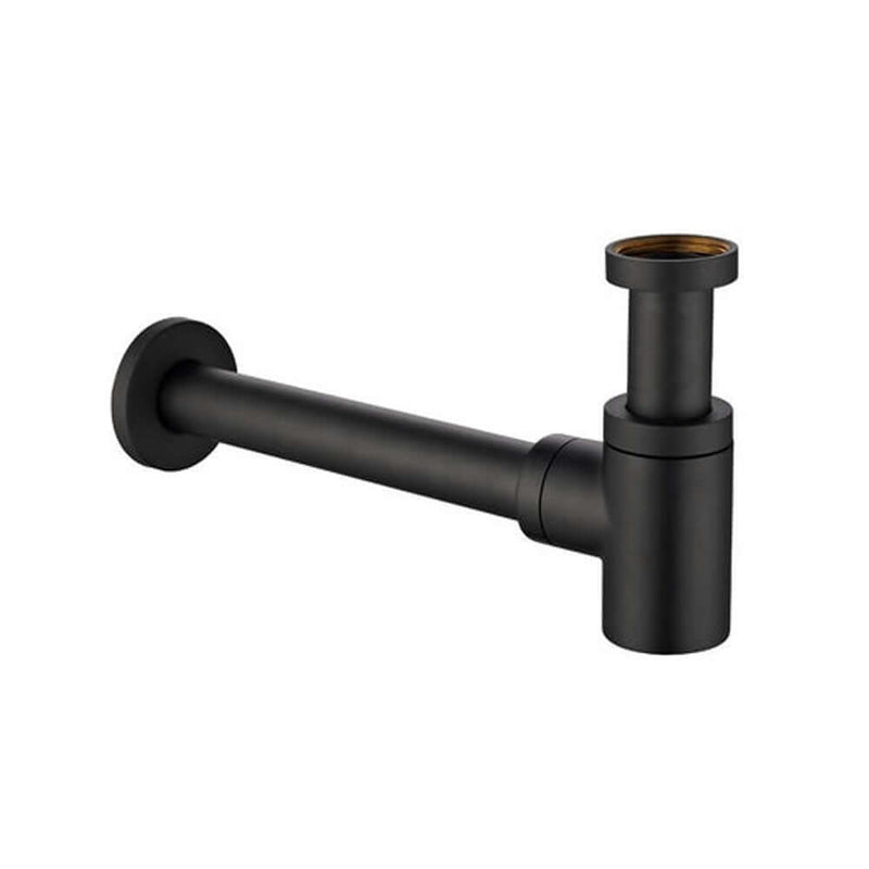 Star Luxe Lage Siphon Wiesbaden 5/4" in Matt Schwarz