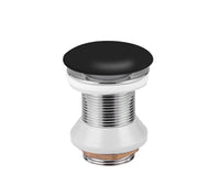 ALONI AFVOERPLUG - CLICK WASTE - KERAMIEK - 5/4" - MAT ZWART