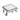ALONI DOUCHEPUT - MET TEGELROOSTER - 15X15CM - GEBORSTELD RVS - detailafbeelding