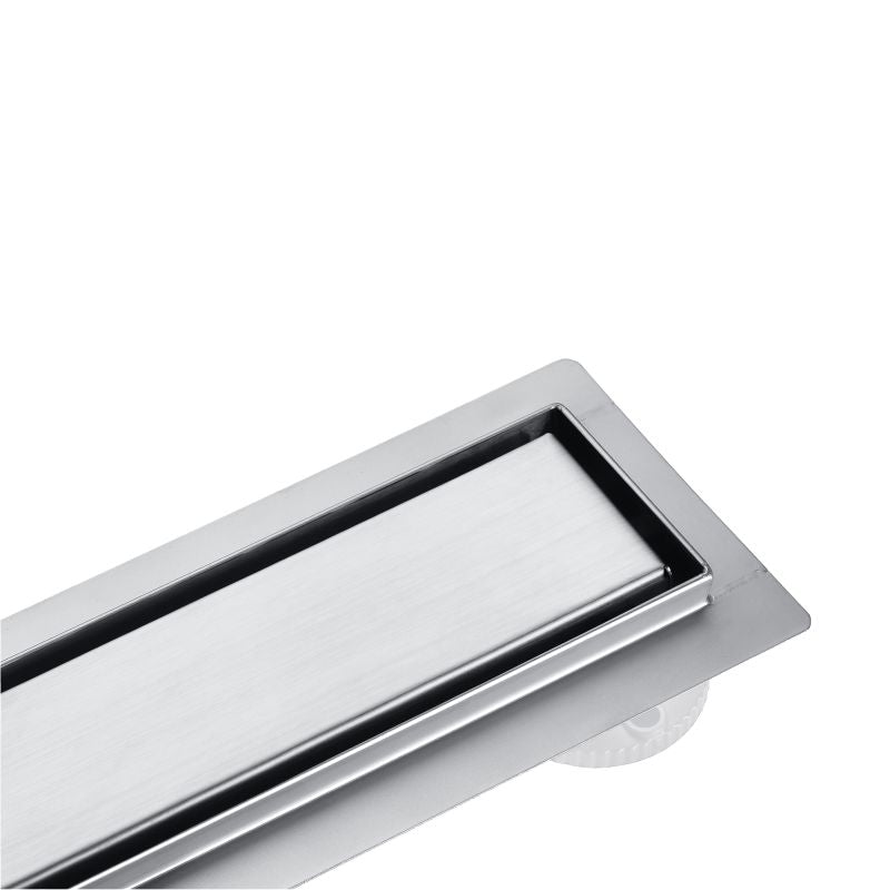 ALONI DOUCHEGOOT - MET TEGELROOSTER - 90 CM - GEBORSTELD RVS - detailafbeelding
