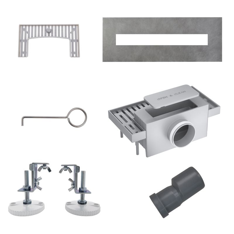 ALONI DOUCHEGOOT - MET ROOSTER - COMPLEET - 50CM - BRUIN BRONS - detailafbeelding