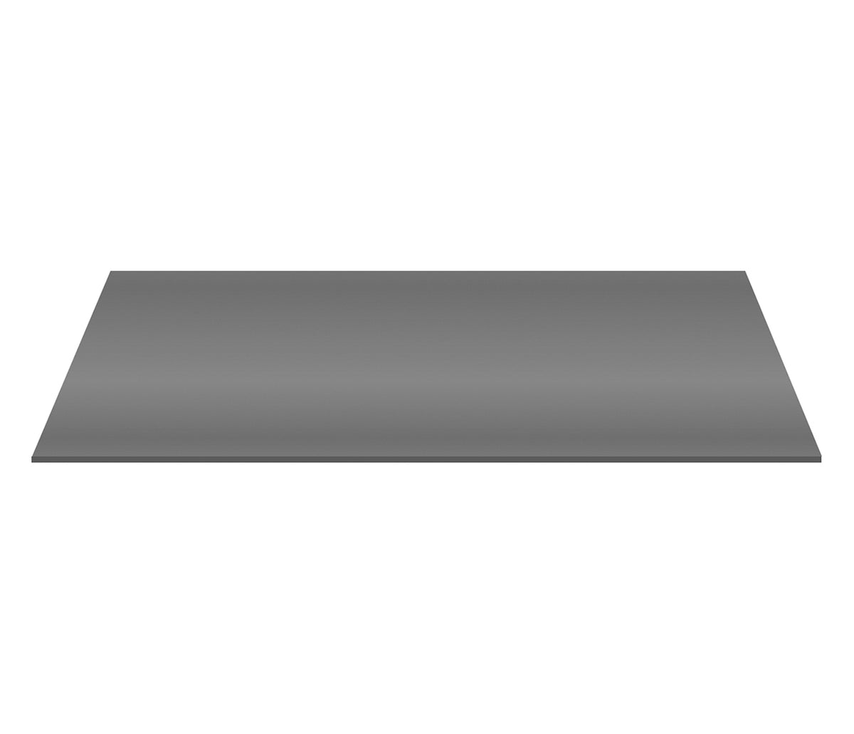 ALONI WASTAFELTABLET MDF (118.4X45.5X2.6 CM) - GLANZEND GRIJS
