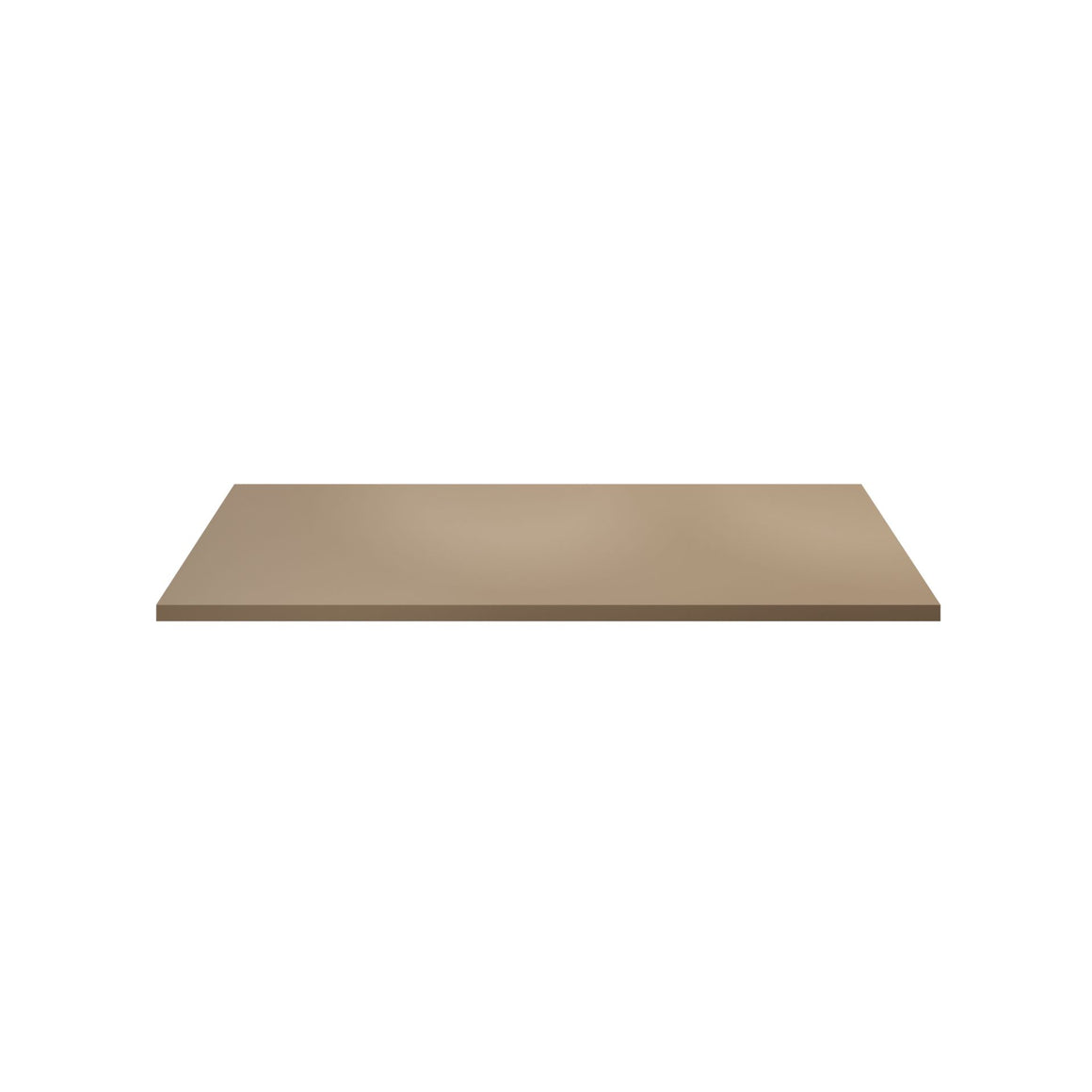 ALONI WASTAFELBLAD - ZONDER KRAAN-EN AFVOERGAT - MDF - 118,4X2,5X45,5 CM - ZAND - productafbeelding