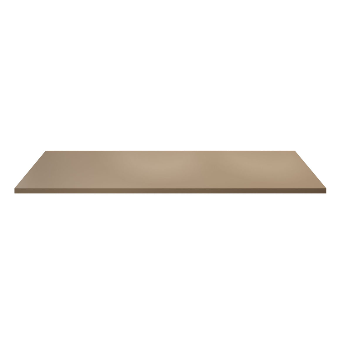 ALONI WASTAFELBLAD - ZONDER KRAAN-EN AFVOERGAT - MDF - 152,4X2,5X45,5 CM - ZAND - productafbeelding