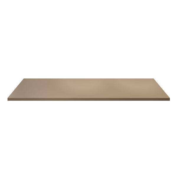 ALONI WASTAFELBLAD - ZONDER KRAAN-EN AFVOERGAT - MDF - 152,4X2,5X45,5 CM - ZAND