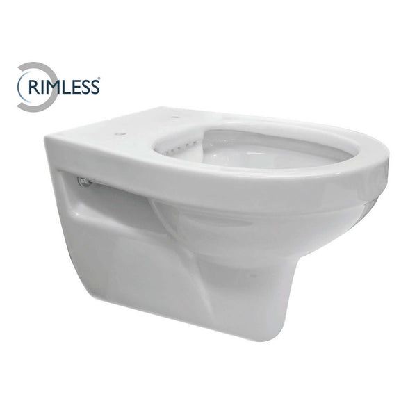 Trevi Diepspoel Toilette murale 36,5x53x36 cm Céramique Brillant Blanc Wiesbaden
