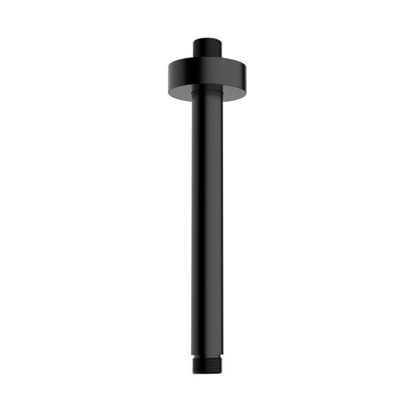 UniMatch douchearm met plafondbevestiging 30 cm mat zwart