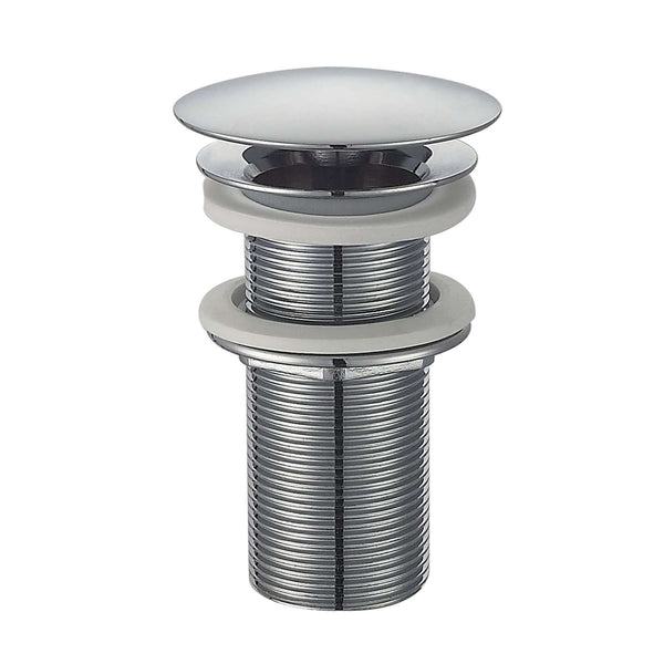 UniMatch open afvoerplug verlengd 5/4" chroom