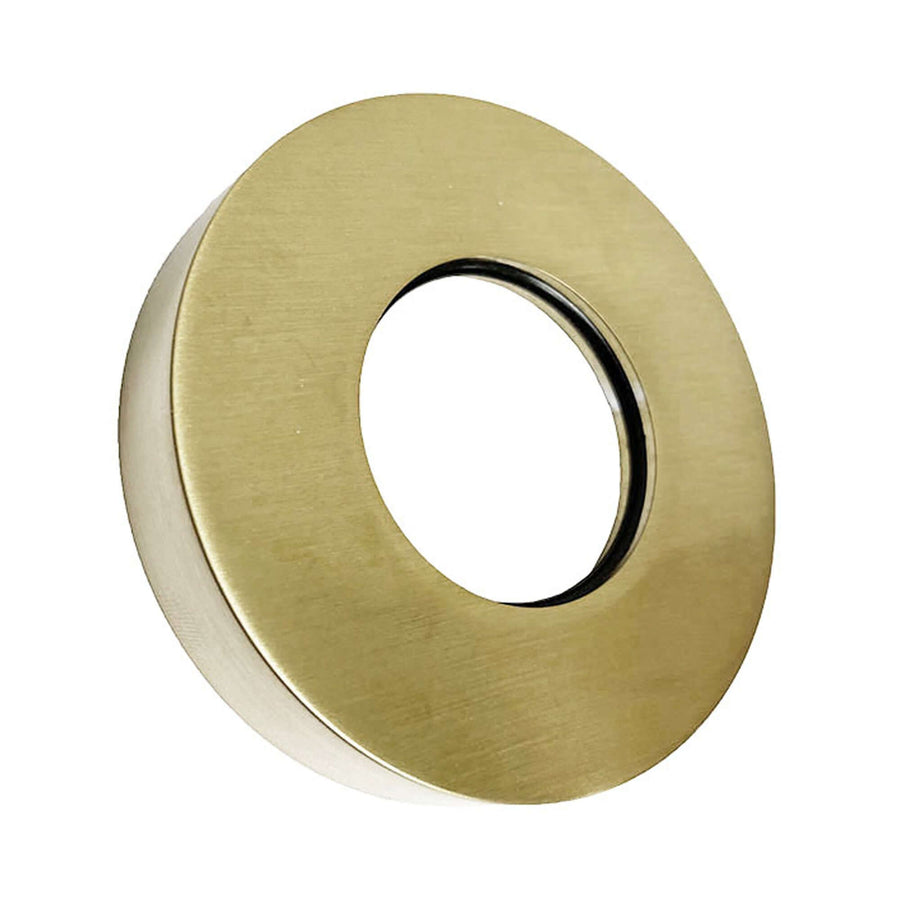 UniMatch sifon rozet 32 mm x 65 mm geborsteld messing PVD