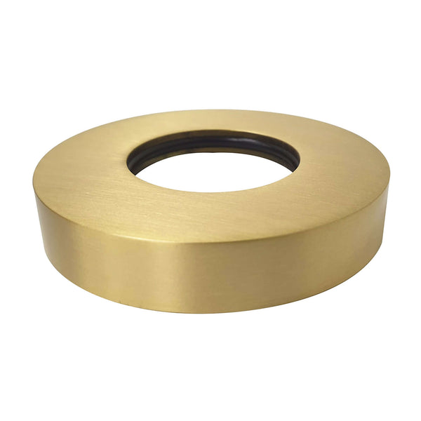 UniMatch sifon rozet 32 mm x 65 mm geborsteld messing PVD