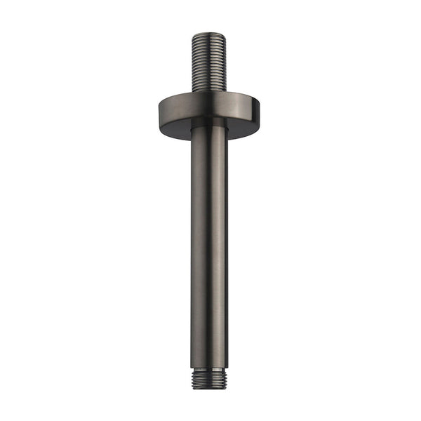 UniMatch douchearm met plafondbevestiging 15 cm gunmetal PVD