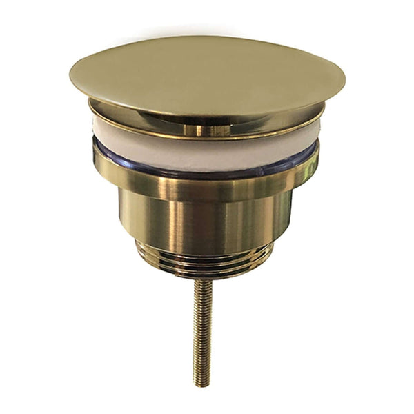 UniMatch bouchon de vidange ouvert 5/4'' laiton brossé PVD