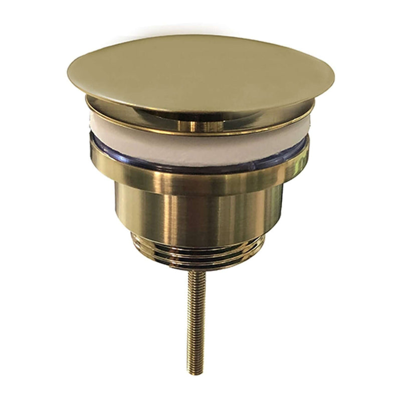 Wiesbaden UniMatch open afvoerplug 5/4'' geborsteld messing PVD - productfoto