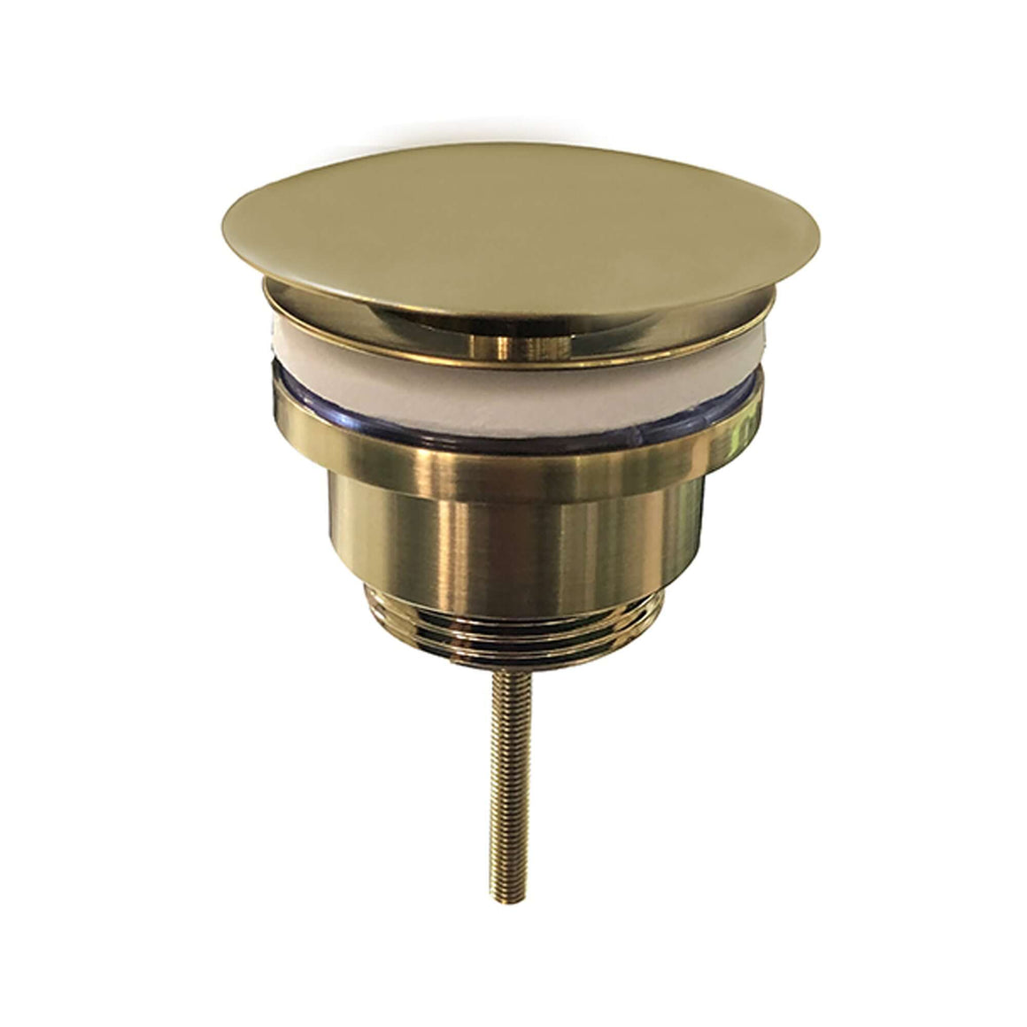 Wiesbaden UniMatch open afvoerplug 5/4'' geborsteld messing PVD - productfoto