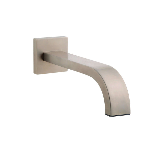 Rombo baduitloop carré 22 cm 1/2'' acier brossé PVD