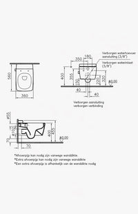 VitrA Metropole hangtoilet met bidet sfeerbeeld