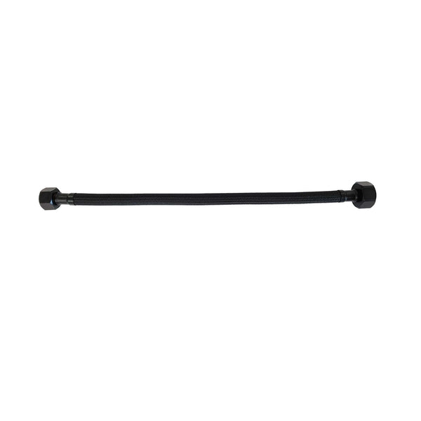 Wiesbaden Riko Nylon Flexibele Aansluitslang 1/2 x 3/8 30 cm Mat Zwart