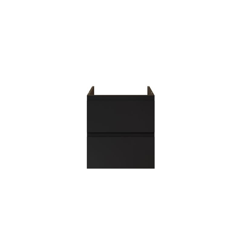 ALONI SALLY XL WASTAFELONDERKAST - 2 LADES - SOFTCLOSE - GREEPLOOS - 56X60X45,3 CM - MAT ZWART - detailafbeelding