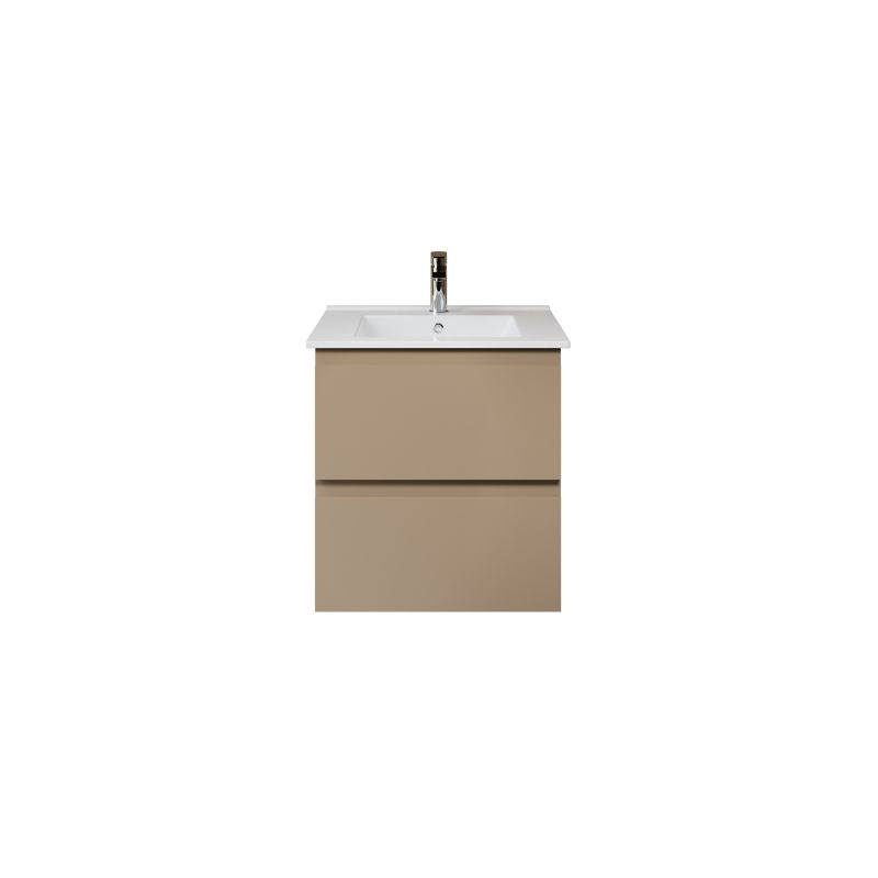 ALONI SALLY XL WASTAFELONDERKAST - 2 LADES - SOFTCLOSE - GREEPLOOS - 56X60X45,3 CM - ZAND - detailafbeelding