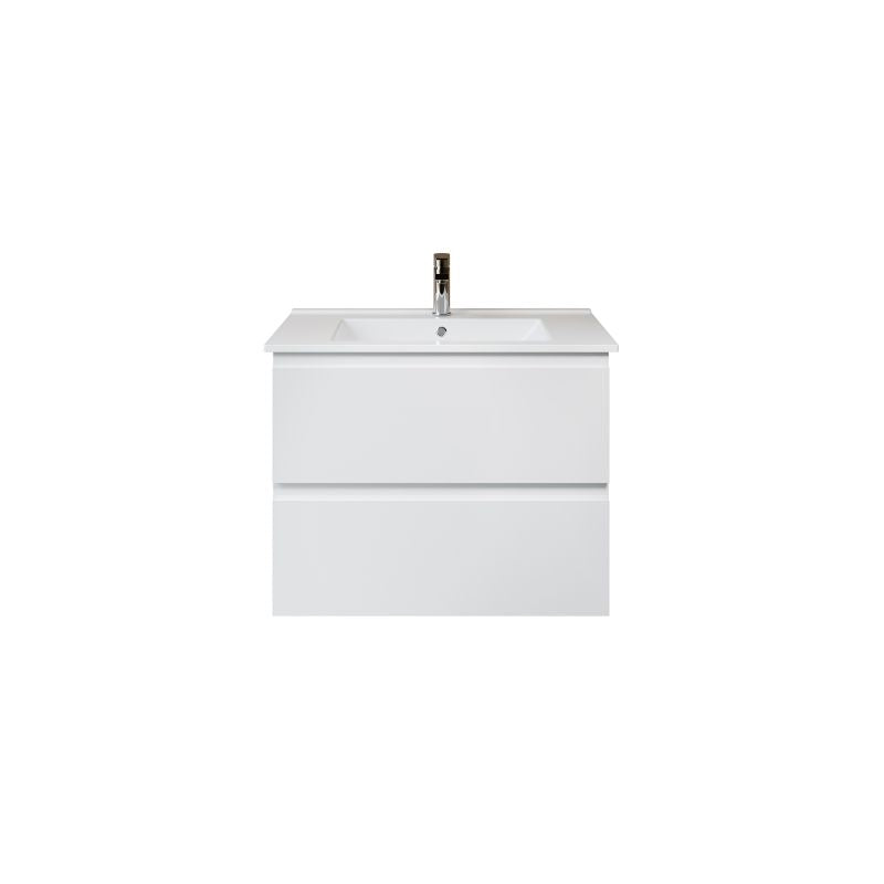 ALONI SALLY XL WASTAFELONDERKAST - 2 LADES - SOFTCLOSE - GREEPLOOS - 76X60X45,3 CM - MAT WIT - detailafbeelding