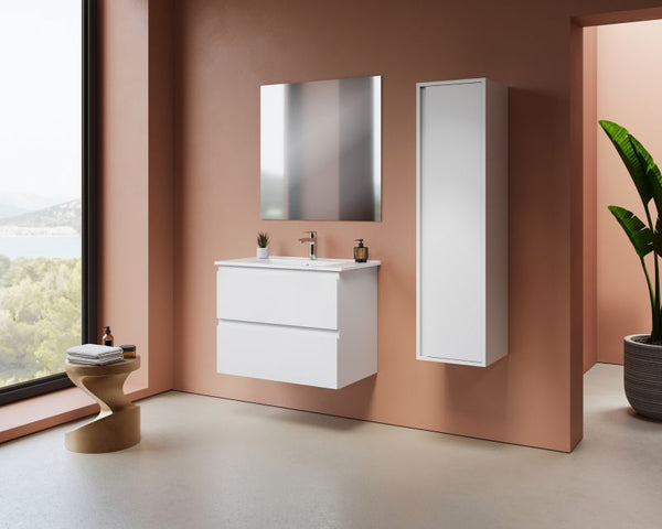 ALONI SALLY XL WASTAFELONDERKAST - 2 LADES - SOFTCLOSE - GREEPLOOS - 76X60X45,3 CM - MAT WIT