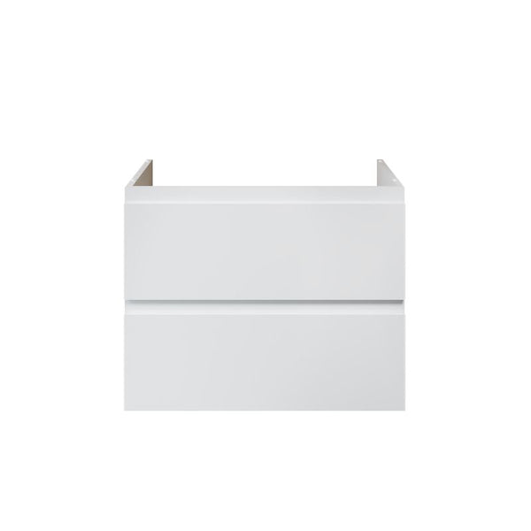 Aloni Sally XL Wastafelonderkast - 2 Lades - Softclose - Greeploos - 76 × 60 × 45,3 cm - Glanzend Wit