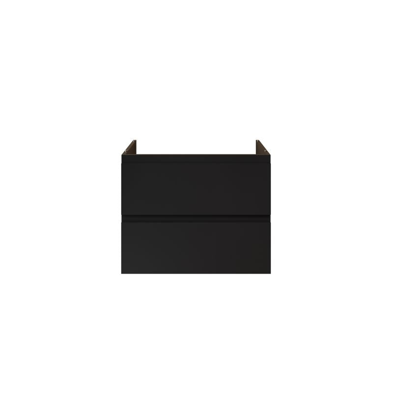 ALONI SALLY XL WASTAFELONDERKAST - 2 LADES - SOFTCLOSE - GREEPLOOS - 76X60X45,3 CM - MAT ZWART - detailafbeelding