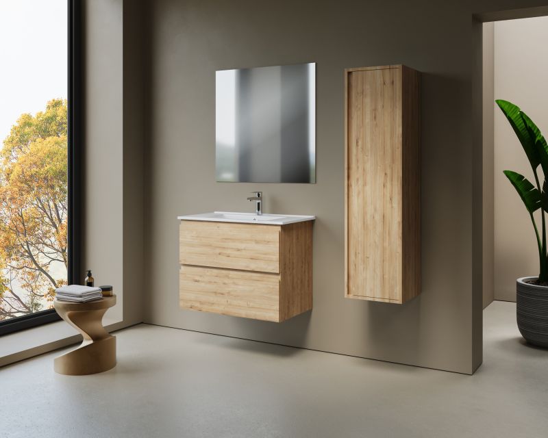 ALONI SALLY XL WASTAFELONDERKAST - 2 LADES - SOFTCLOSE - GREEPLOOS - 76X60X45,3 CM - SAFIR - productafbeelding
