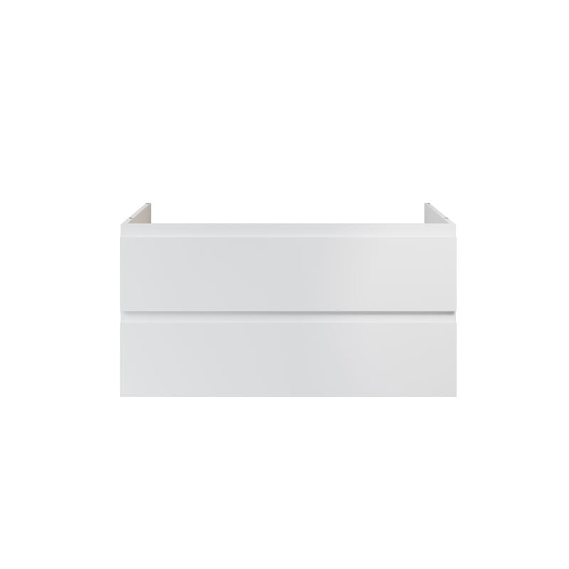 ALONI SALLY XL WASTAFELONDERKAST - 2 LADES - SOFTCLOSE - GREEPLOOS - 118X60X45,3 CM - MAT WIT - detailafbeelding