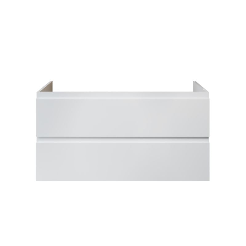 ALONI SALLY XL WASTAFELONDERKAST - 2 LADES - SOFTCLOSE - GREEPLOOS - 118X60X45,3 CM - GLANZEND WIT - detailafbeelding