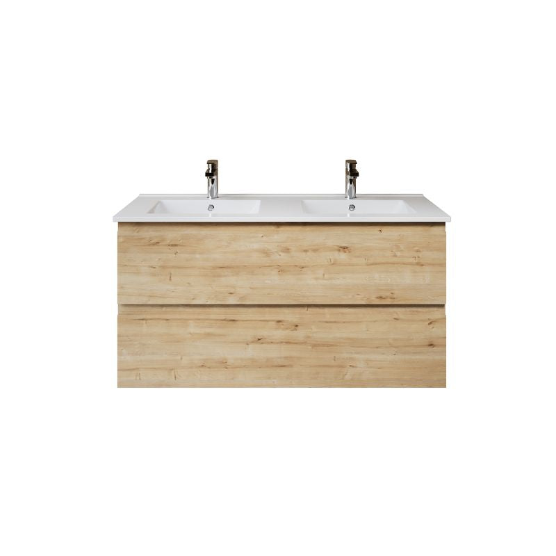 ALONI SALLY XL WASTAFELONDERKAST - 2 LADES - SOFTCLOSE - GREEPLOOS - 118X60X45,3 CM - SAFIR - detailafbeelding