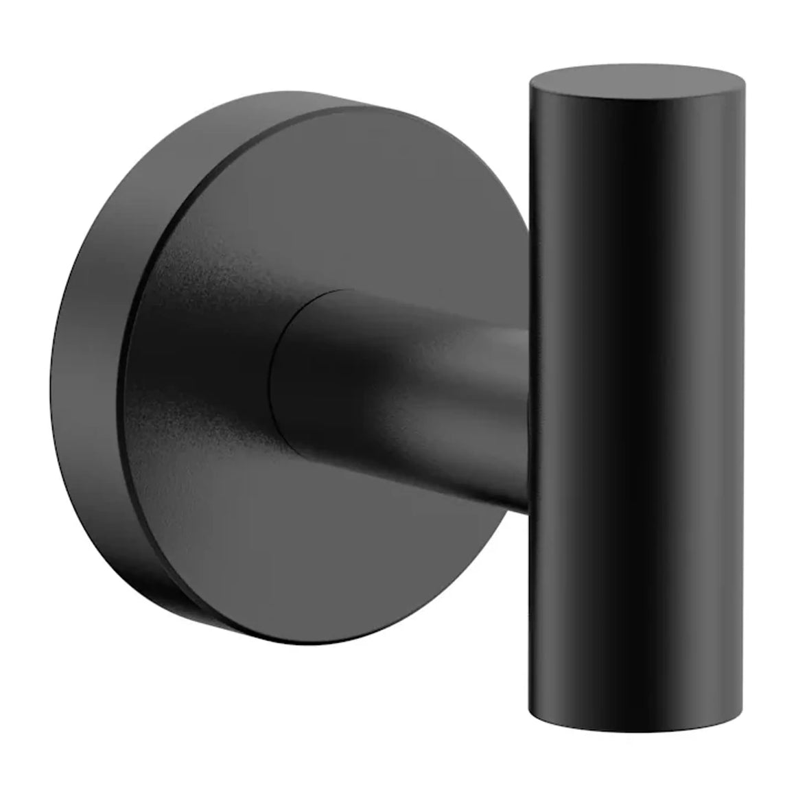 DutchLine Smooth Handdoekhaak – Mat zwart