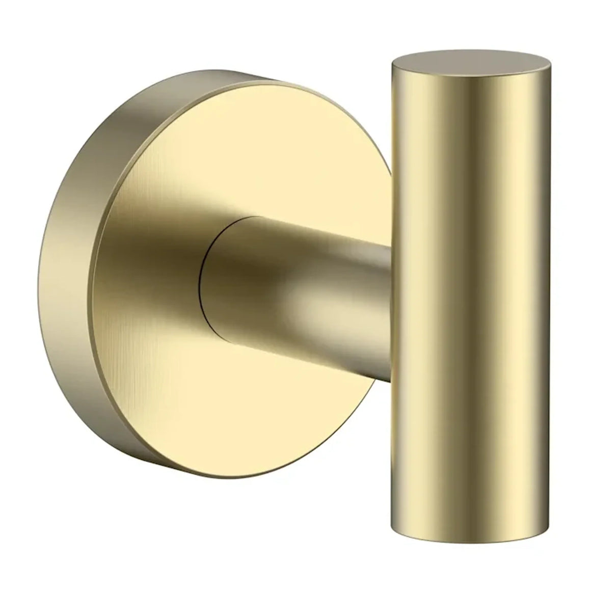 DutchLine Smooth Handdoekhaak – Geborsteld messing goud