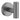 DutchLine Smooth Handdoekhaak – Gunmetal