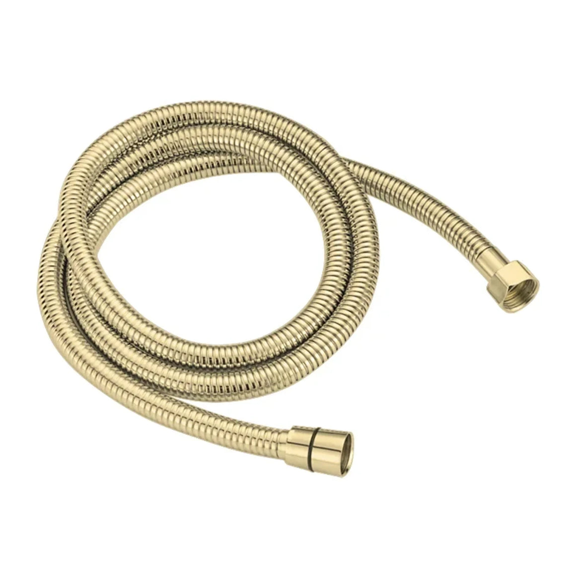 DutchLine RVS Doucheslang 1.5m - Extra Sterk - Anti-Twist – Geborsteld Messing Goud