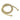 DutchLine RVS Doucheslang 1.5m - Extra Sterk - Anti-Twist – Geborsteld Messing Goud