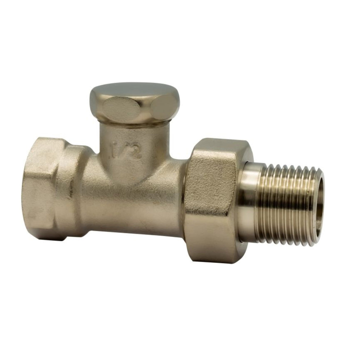 BELRAD retourkraan recht 1/2" MV