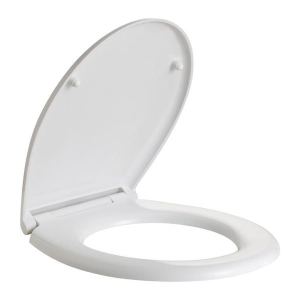 Aloni ECO Elvia WC-Zitting - Soft Close - Quick Release - Duroplast - Topfix - RVS Scharnieren - Glanzend Wit