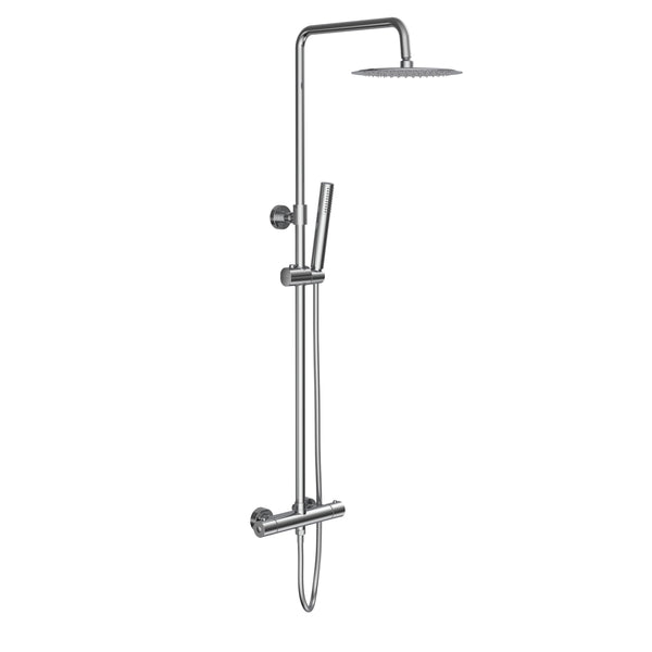 ALONI OPTIMA RONDO REGENDUSCHSET – THERMOSTATISCH – AUFPUTZ – BELGAQUA
