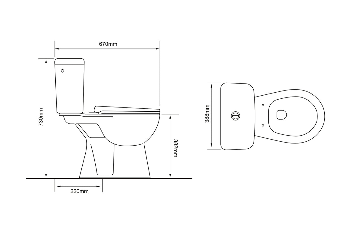 ALONI PRO1026 duoblok S-trap technische tekening HD zonder logo