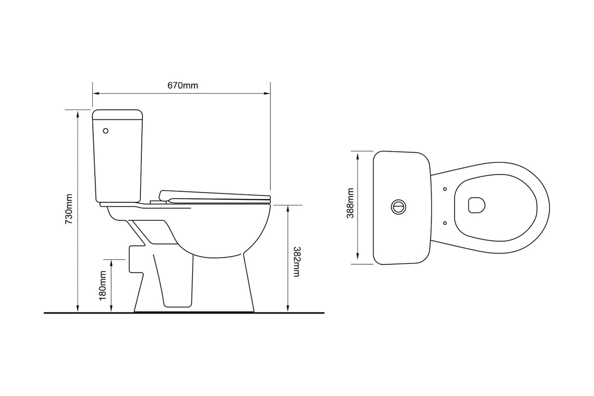 ALONI PRO1027 duoblok P-trap technische tekening HD zonder logo