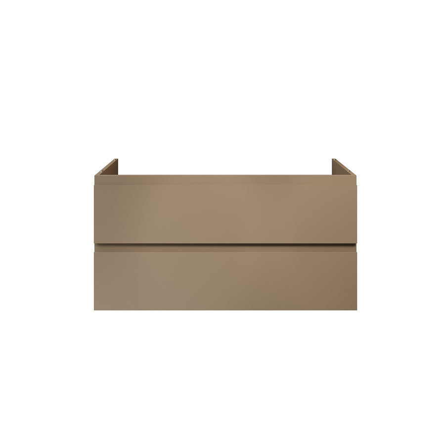 Aloni Sally XL wastafelonderkast 118 cm zand uit complete set