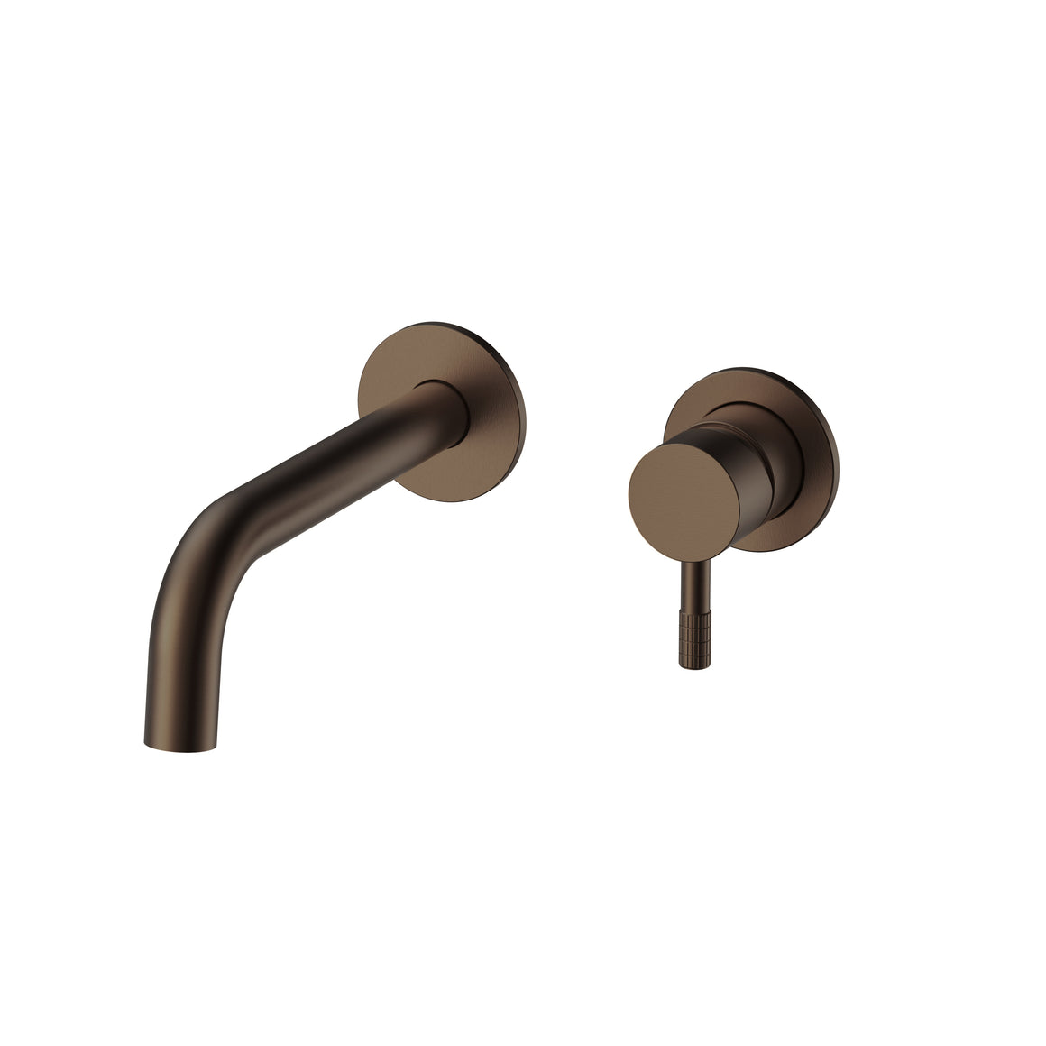 Aloni Stria afbouwdeel inbouw wastafelmengkraan bruin brons productfoto