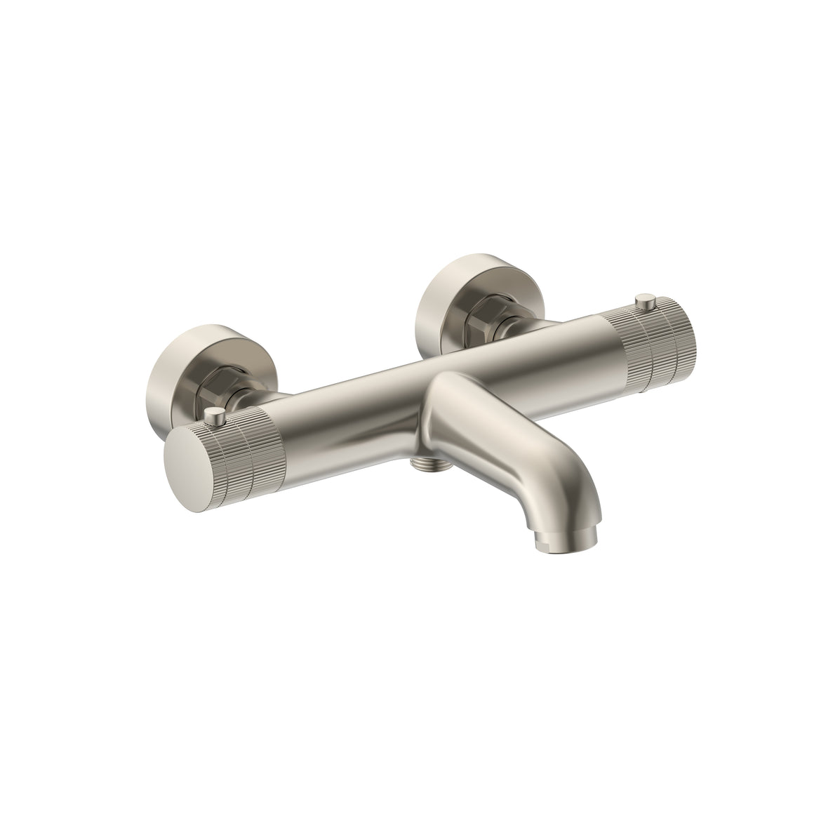 Aloni Stria badthermostaat opbouw geborsteld RVS productfoto