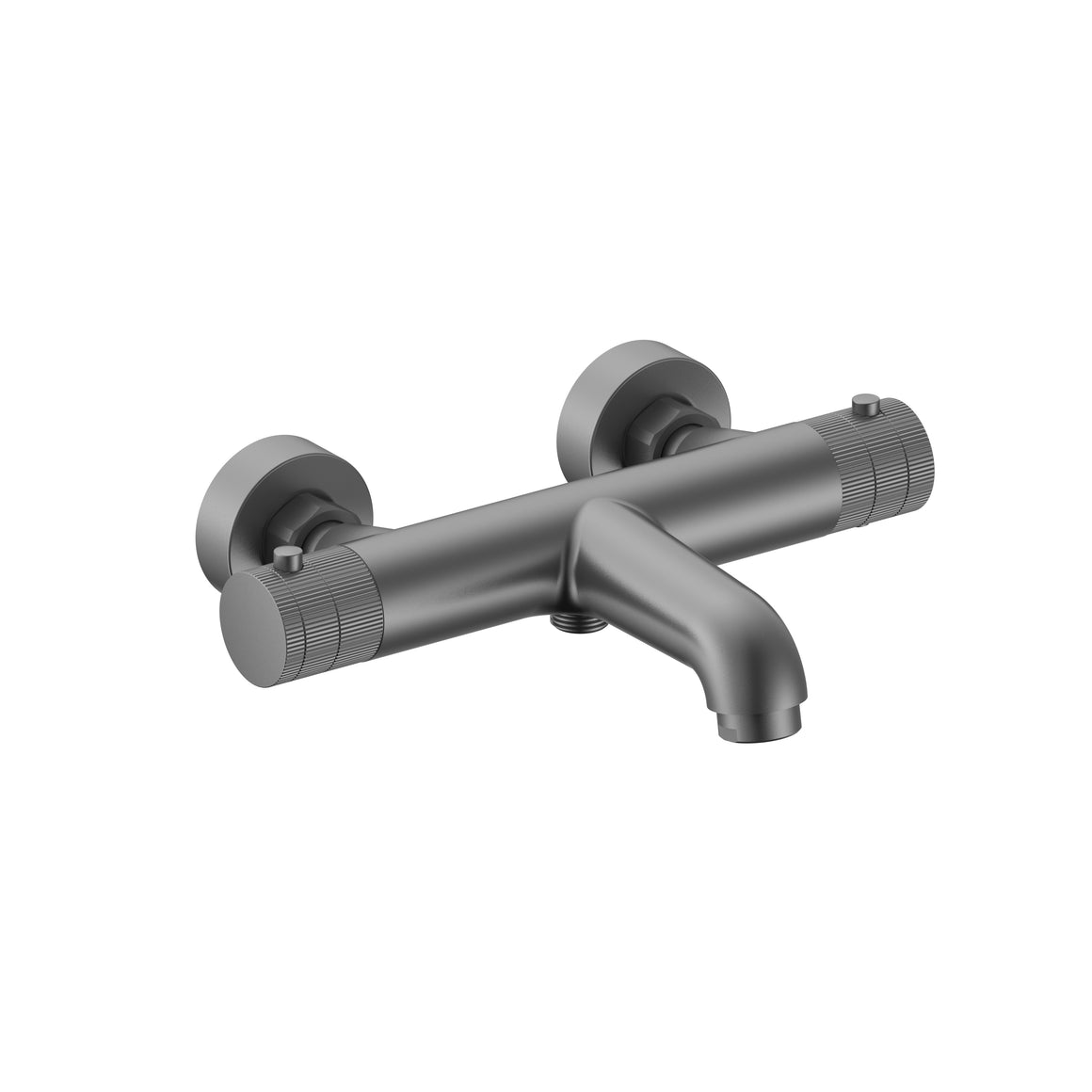 Aloni Stria badthermostaat opbouw gunmetal productfoto