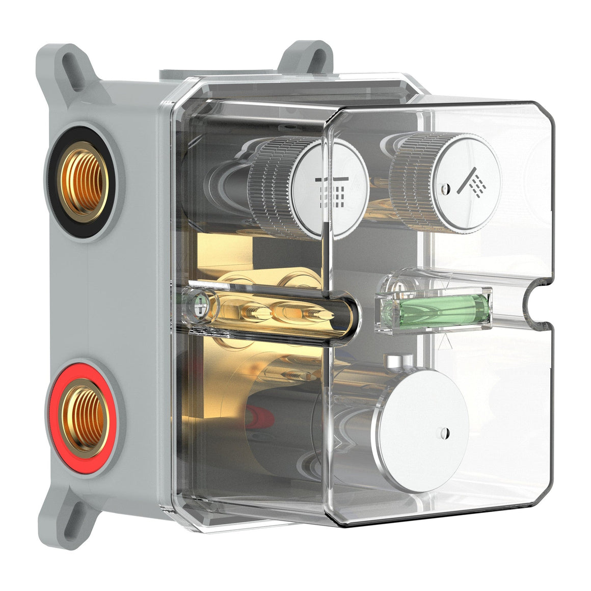 Aloni Stria inbouw douchethermostaat inbouwbox