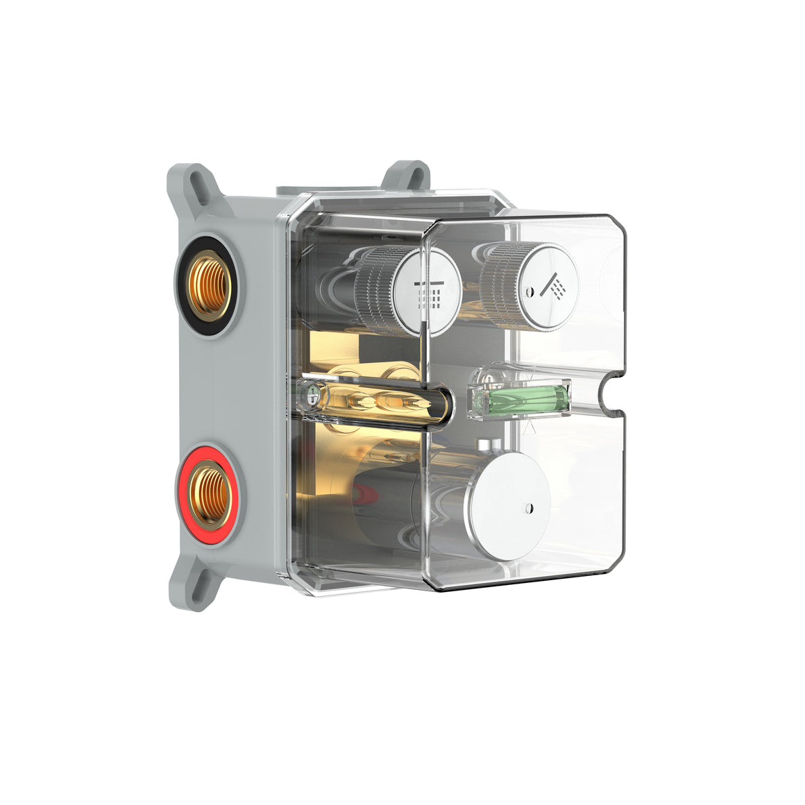 Aloni Stria inbouw douchethermostaat inbouwbox