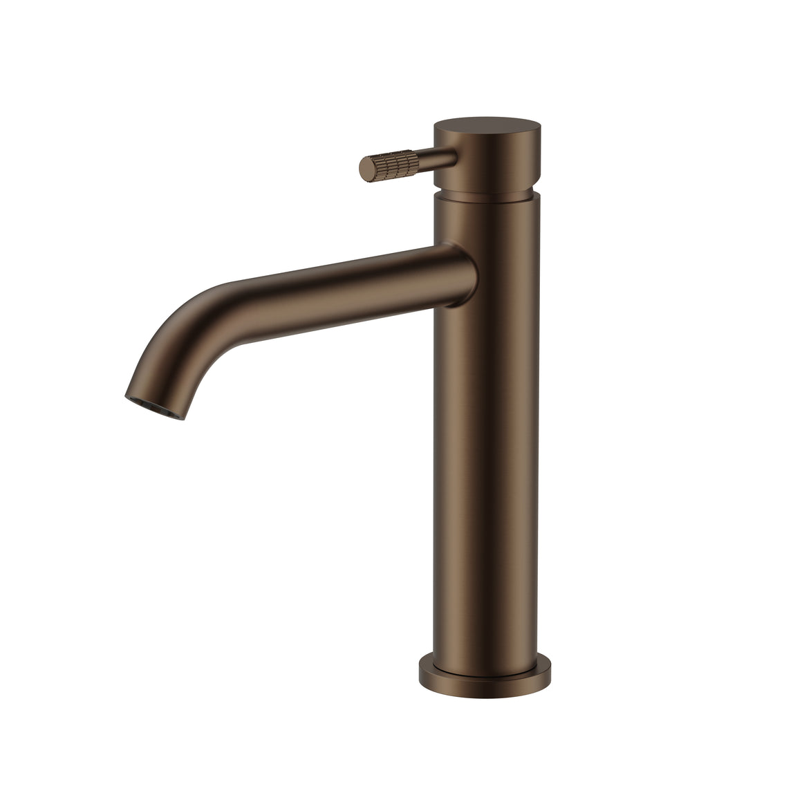 Aloni Stria wastafelmengkraan bruin brons productfoto